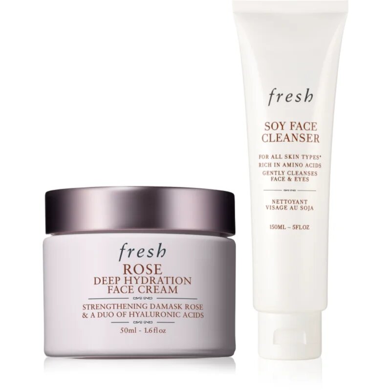 fresh Rose & Sugar Care Set výhodné balení pro dokonalou pleť