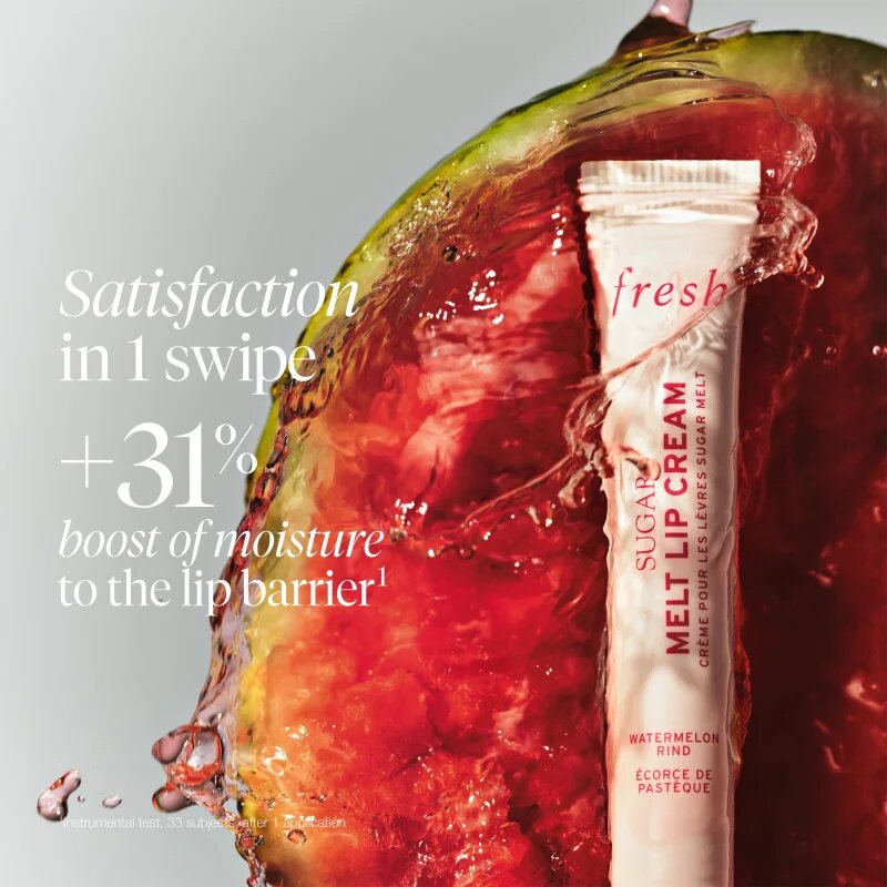 fresh Sugar Melt Lip Cream tónující balzám na rty odstín Watermelon Rind 12 g