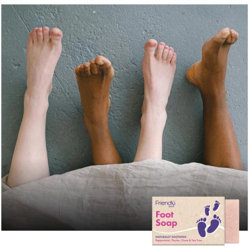 Friendly Soap Foot Soap přírodní tuhé mýdlo na nohy 95 g