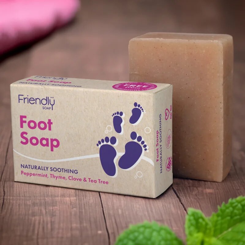 Friendly Soap Foot Soap přírodní tuhé mýdlo na nohy 95 g