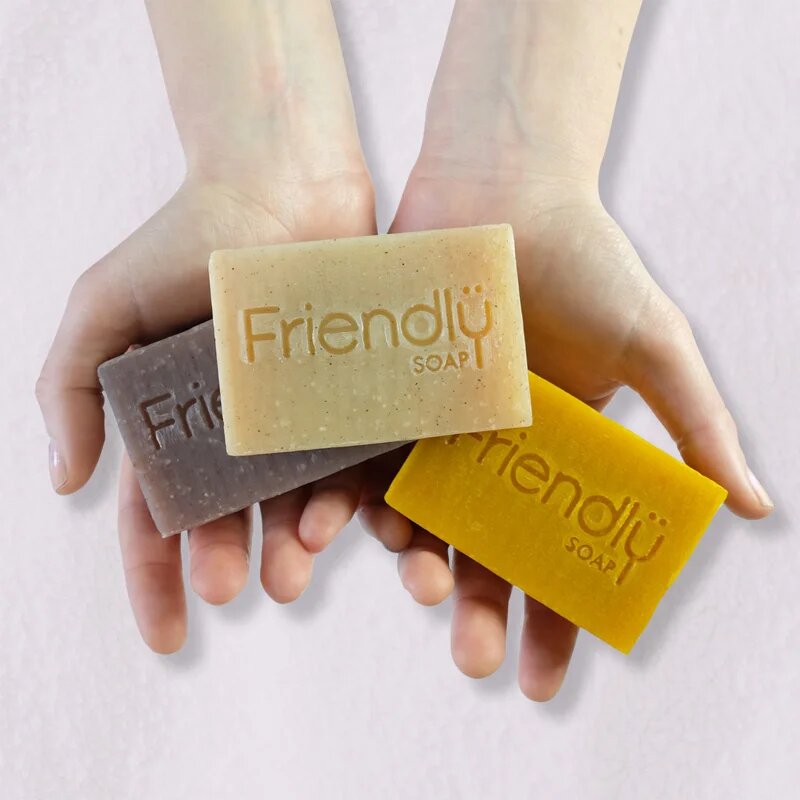 Friendly Soap Natural Soap Lemongrass & Hemp přírodní mýdlo 95 g