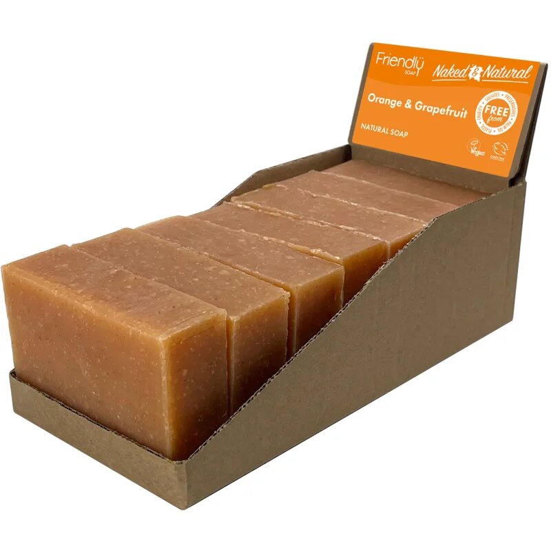 Friendly Soap Natural Soap Orange & Grapefruit přírodní mýdlo 7x95 g