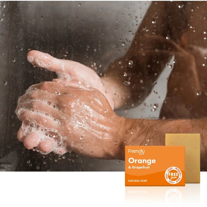 Friendly Soap Natural Soap Orange & Grapefruit přírodní mýdlo 7x95 g