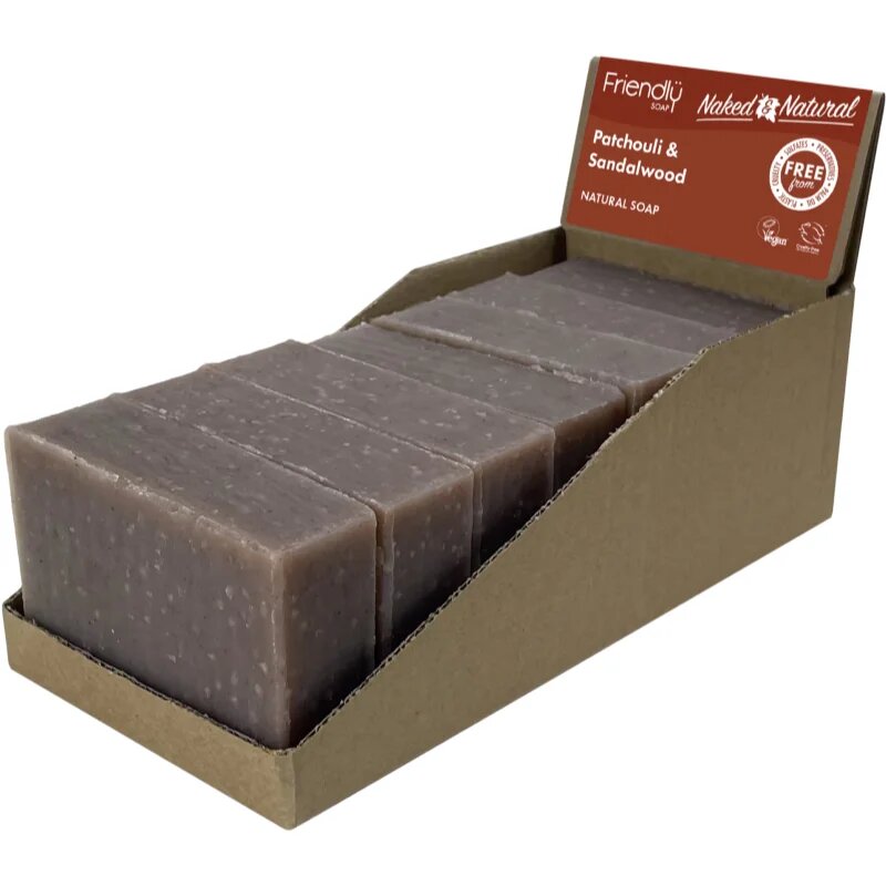 Friendly Soap Natural Soap Patchouli & Sandalwood přírodní mýdlo 7x95 g