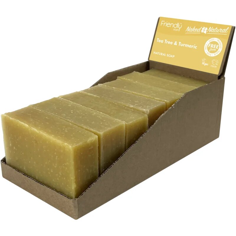 Friendly Soap Natural Soap Tea Tree & Turmeric přírodní mýdlo 7x95 g