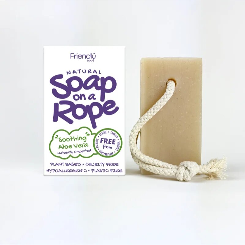 Friendly Soap Soap on a Rope Aloe Vera přírodní mýdlo na šňůrce 95 g