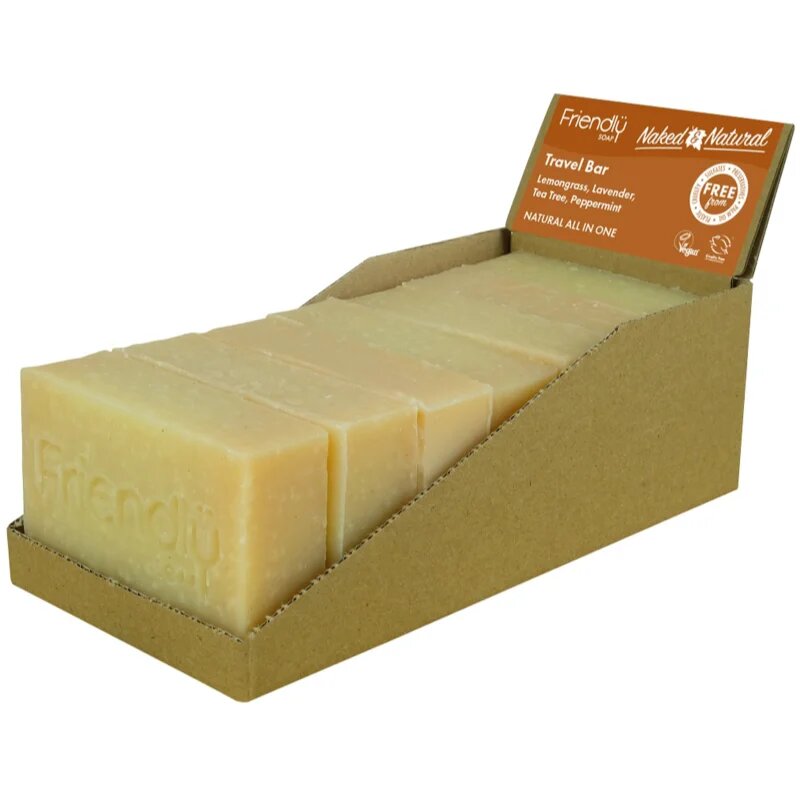 Friendly Soap Travel Soap Hair & Body přírodní mýdlo na tělo a vlasy 7x95 g