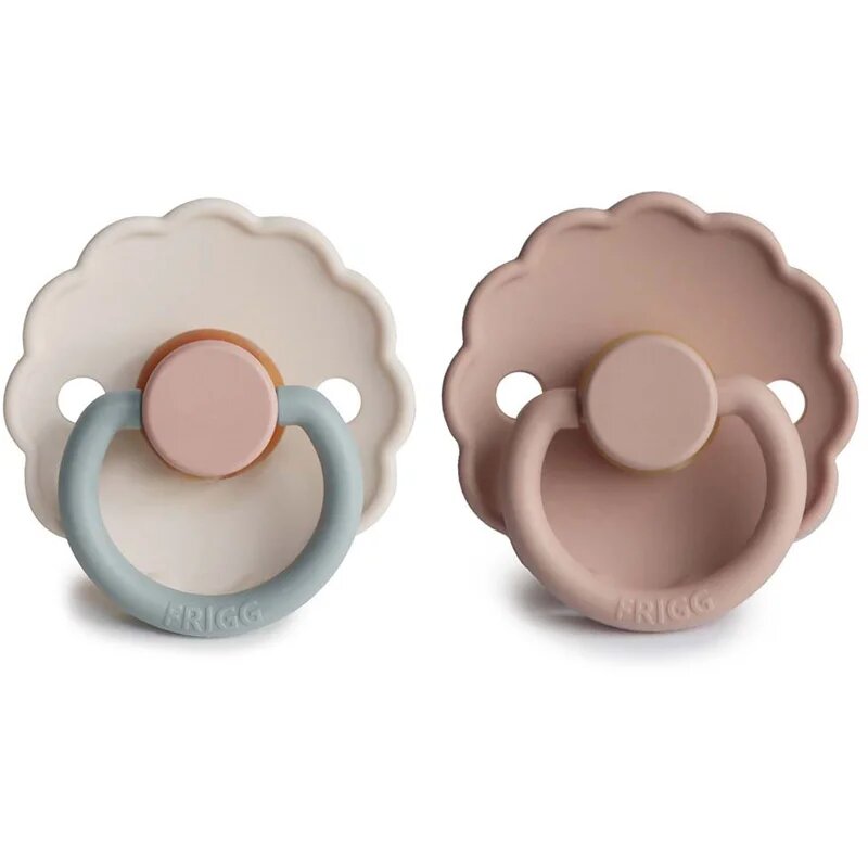 FRIGG Daisy Size 1:0-6 months dudlík Blush/Cotton candy 2 ks