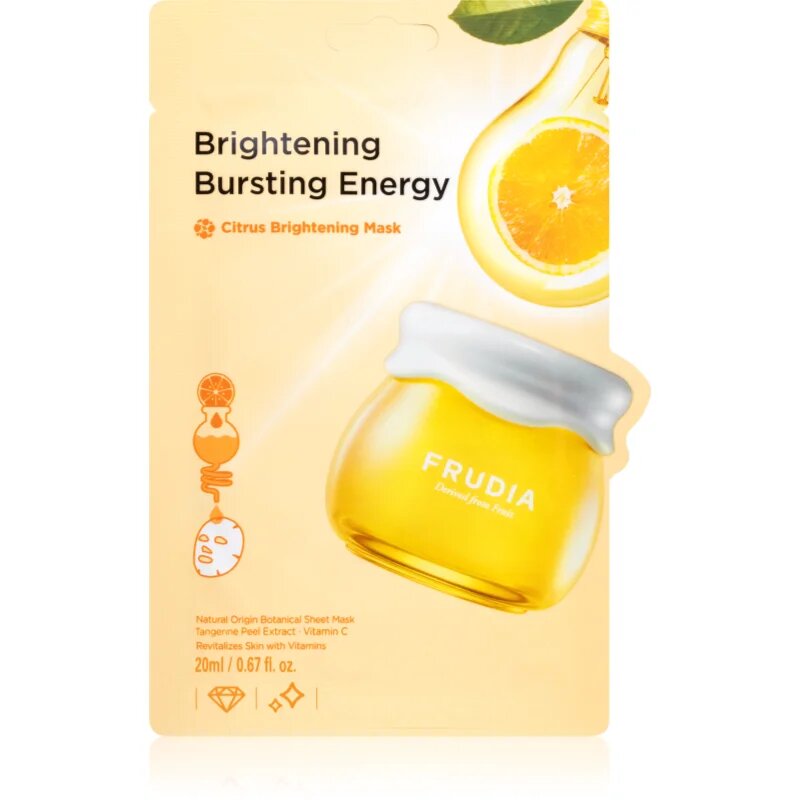 Frudia Citrus rozjasňující plátýnková maska 20 ml
