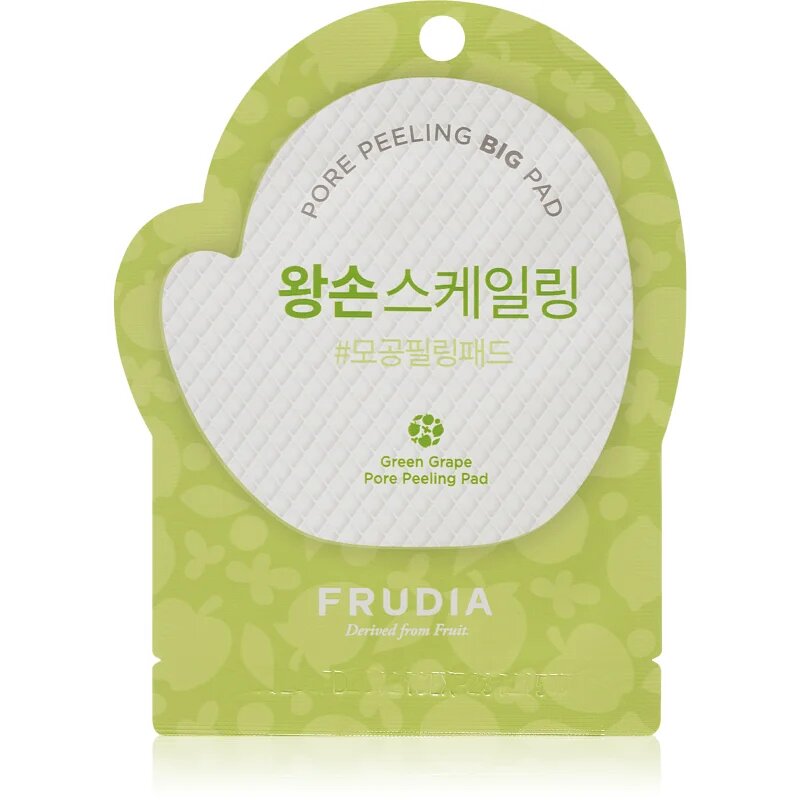 Frudia Green Grape peelingové pleťové tamponky proti lesknutí pleti a rozšířeným pórům 1 ks