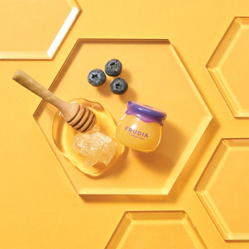 Frudia Honey Blueberry balzám na rty pro výživu a hydrataci 10 g