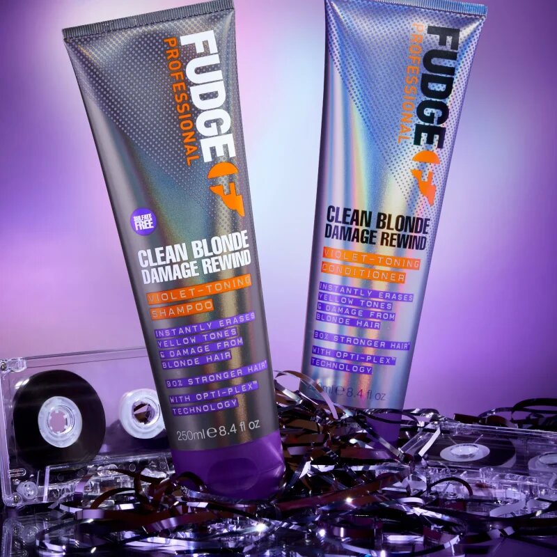 Fudge Clean Blonde Damage Rewind tónovací kondicionér pro blond vlasy 250 ml
