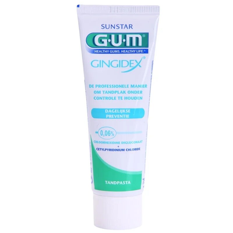G.U.M Gingidex 006% pasta proti zubnímu plaku a pro zdravé dásně 75 ml