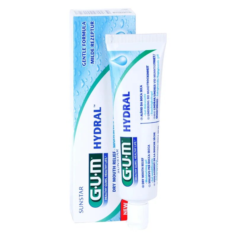 G.U.M Hydral hydratační gel na zuby jazyk a dásně 50 ml