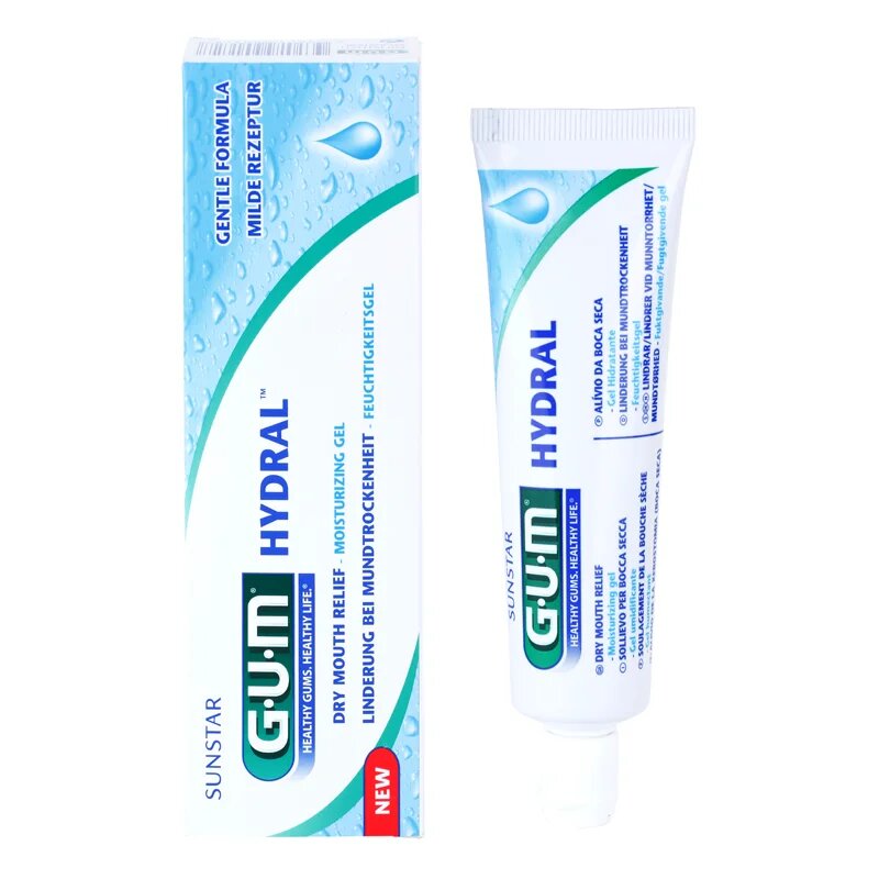 G.U.M Hydral hydratační gel na zuby jazyk a dásně 50 ml