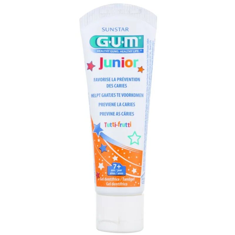 G.U.M Junior 6+ zubní gel pro děti příchuť Strawberry 50 ml