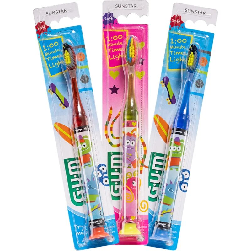G.U.M Kids Toothbrush zubní kartáček s přísavkou pro děti 1 ks