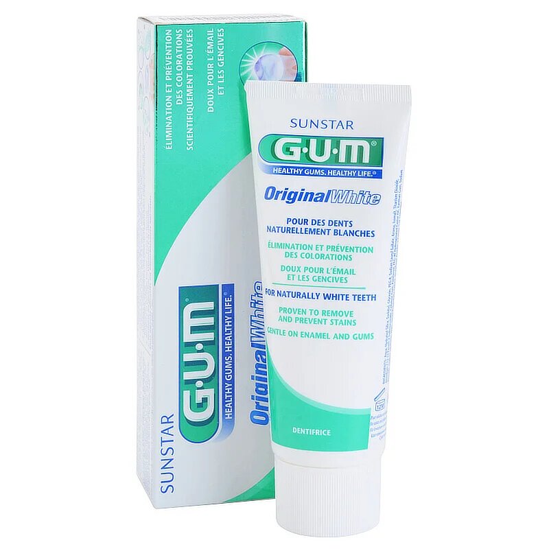 G.U.M Original White bělicí zubní pasta 75 ml