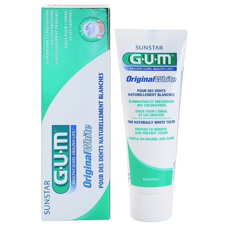 G.U.M Original White bělicí zubní pasta 75 ml