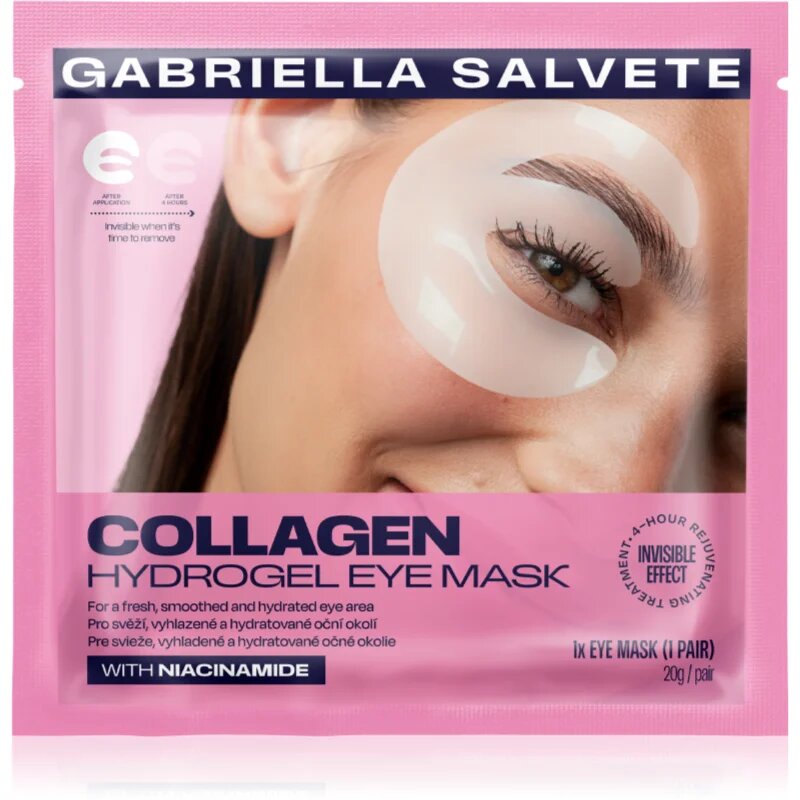 Gabriella Salvete Collagen Hydrogel kolagenová maska na oční okolí 1 pár