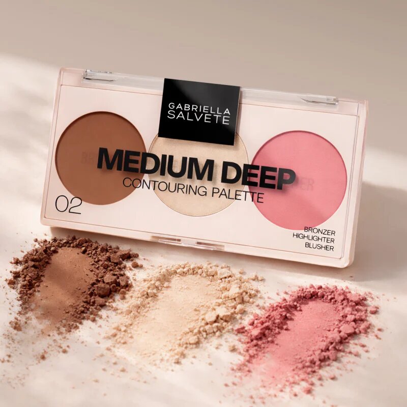 Gabriella Salvete Contouring Palette konturovací paletka odstín 02 Medium Deep 9 g