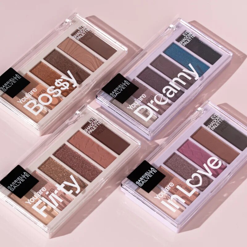 Gabriella Salvete Eyeshadow 6 Shades Palette paleta očních stínů odstín You are in Love 12 g