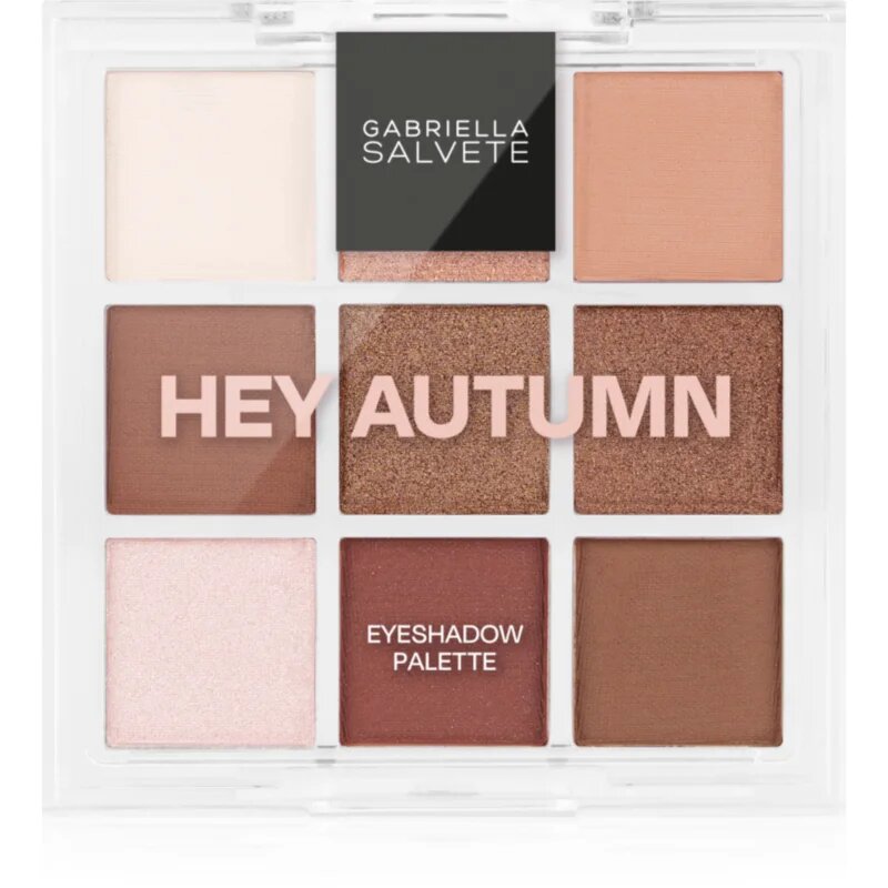 Gabriella Salvete Eyeshadow 9 Shades Palette paleta očních stínů odstín Bronze 9 g