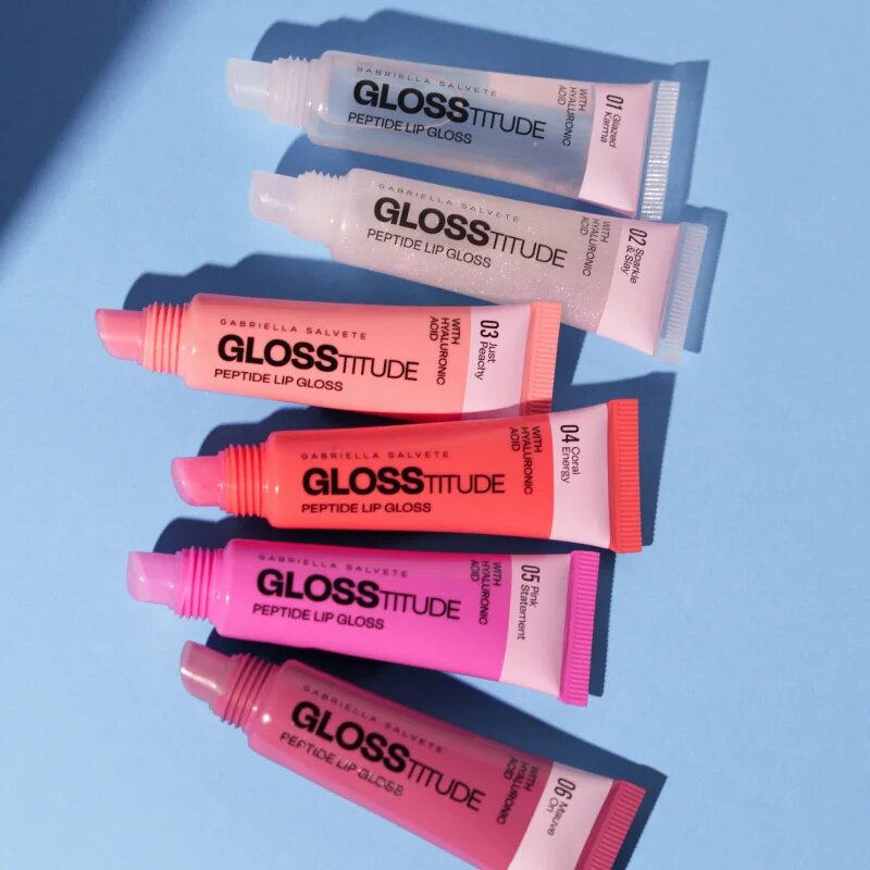 Gabriella Salvete Glosstitude Peptide Lip Gloss hydratační lesk na rty odstín 05 Pink Statement 10 ml