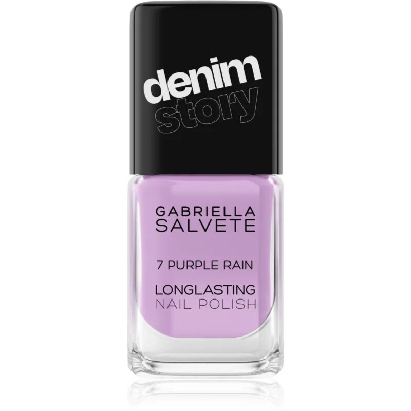 Gabriella Salvete Longlasting Enamel Denim Story dlouhotrvající lak na nehty odstín 07 Purple Rain 11 ml