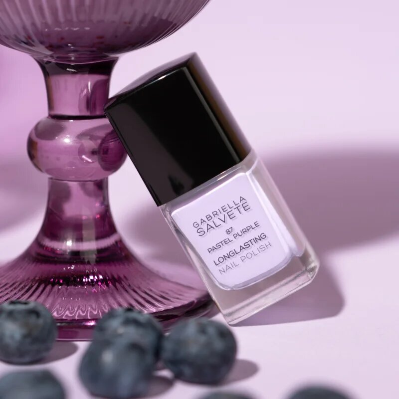 Gabriella Salvete Longlasting Enamel dlouhotrvající lak na nehty s vysokým leskem odstín 87 Pastel Purple 11 ml