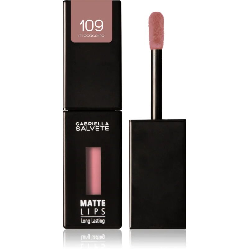 Gabriella Salvete Matte Lips dlouhotrvající tekutá rtěnka s matným efektem odstín 109 Mocaccino 45 ml