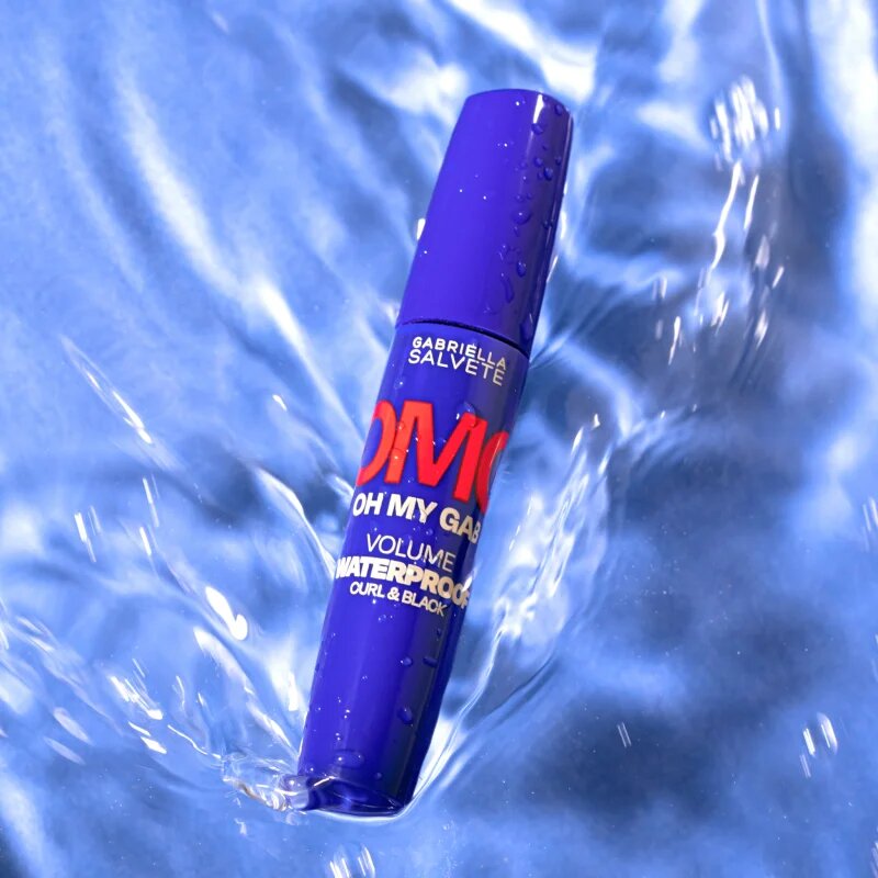 Gabriella Salvete Oh My Gab! OMG Waterproof voděodolná řasenka pro prodloužení natočení a objem odstín 14 ml