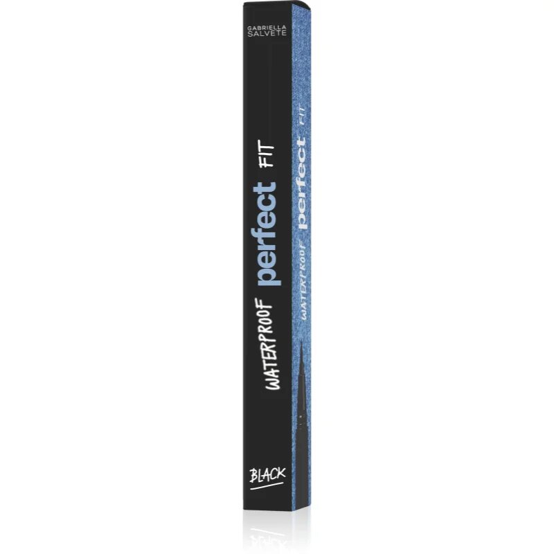Gabriella Salvete Perfect Fit Waterproof voděodolné oční linky v peru odstín Black 0.6 ml