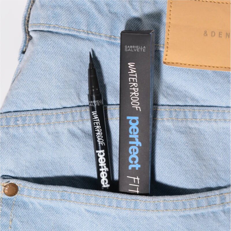 Gabriella Salvete Perfect Fit Waterproof voděodolné oční linky v peru odstín Black 0.6 ml