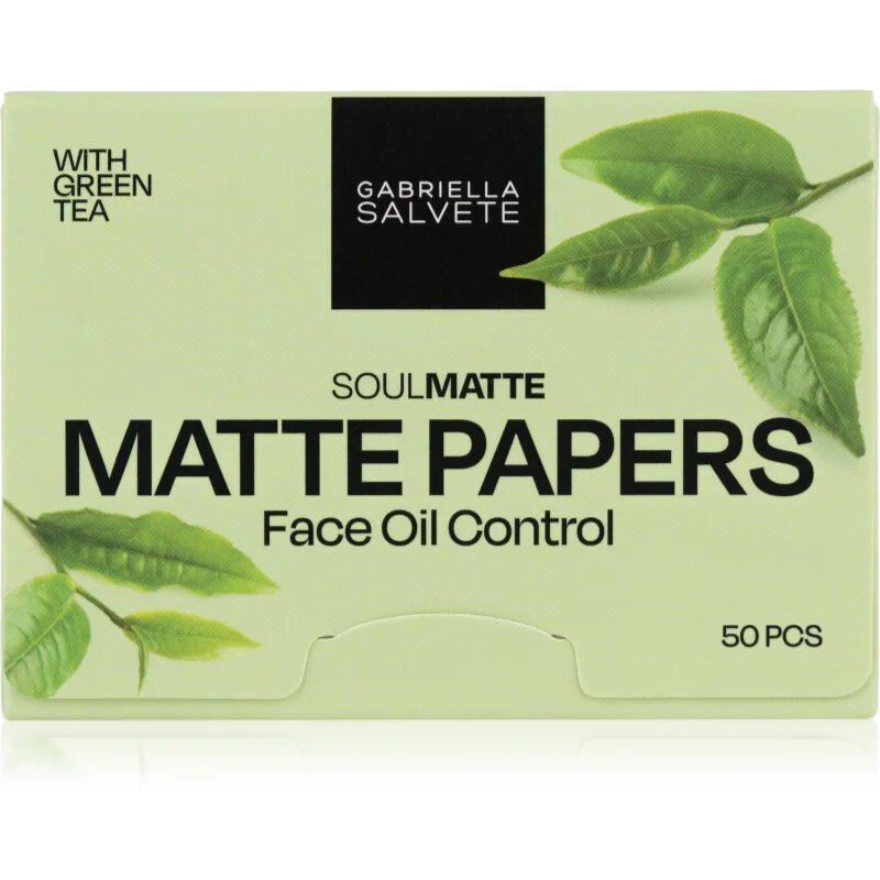 Gabriella Salvete SoulMatte Green Tea matující papírky se zeleným čajem 50 ks