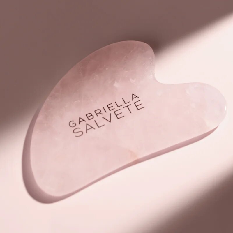 Gabriella Salvete Tools Gua Sha masážní pomůcka na obličej typ Rose Quartz 1 ks