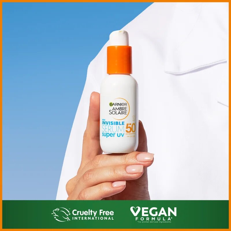 Garnier Ambre Solaire Super UV lehké sérum s vysokou UV ochranou SPF 50+ 30 ml