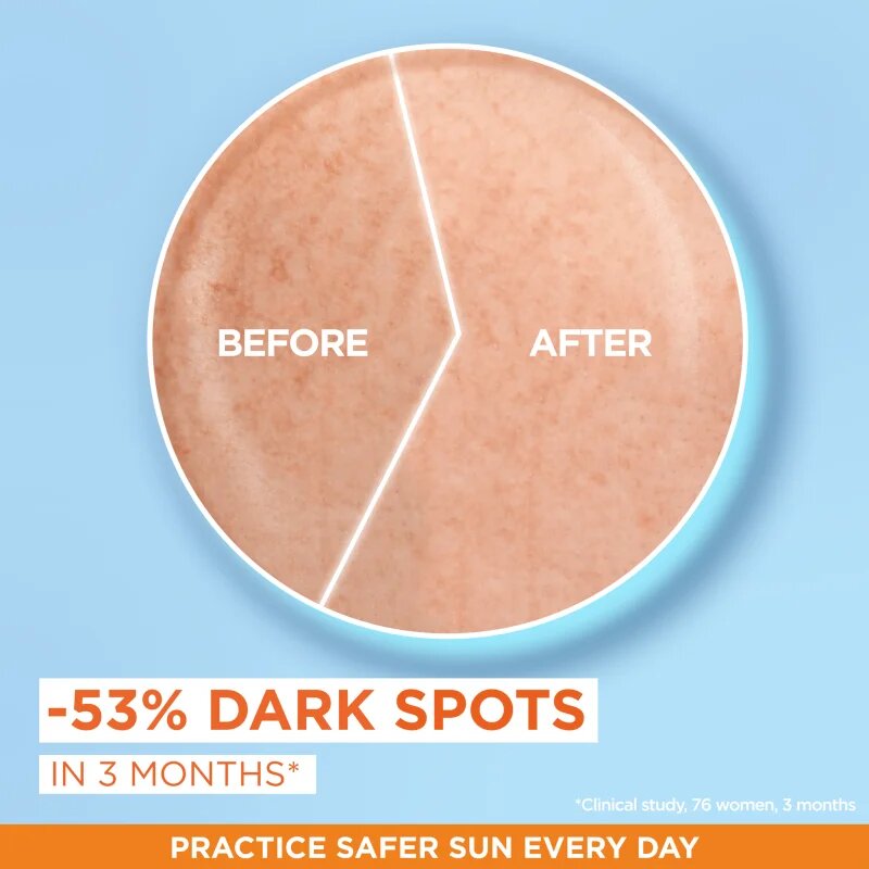 Garnier Ambre Solaire Super UV Vitamin C lehký ochranný fluid proti tmavým skvrnám SPF 50+ 40 ml