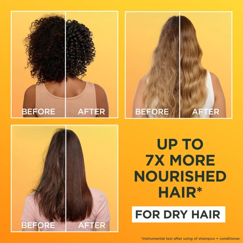 Garnier Fructis Banana Hair Food vyživující šampon pro suché vlasy 350 ml