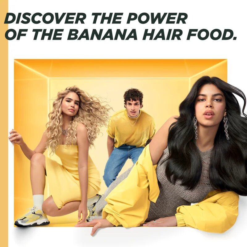Garnier Fructis Banana Hair Food vyživující šampon pro suché vlasy 350 ml