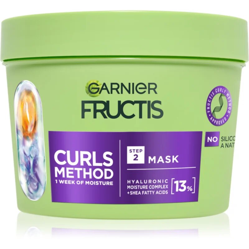 Garnier Fructis Curls Method hydratační maska na vlasy pro vlnité a kudrnaté vlasy 370 ml