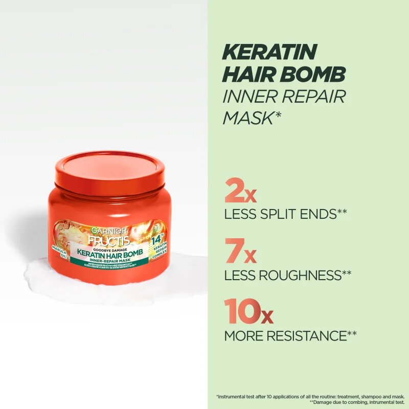 Garnier Fructis Goodbye Damage maska pro slabé a poškozené vlasy 320 ml