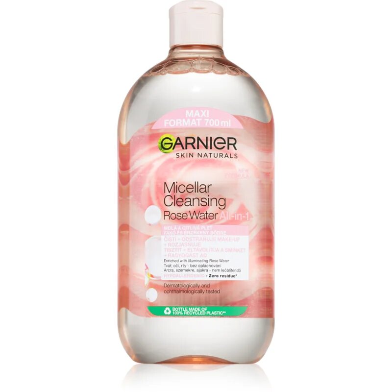 Garnier Micellar micelární voda s růžovou vodou 700 ml
