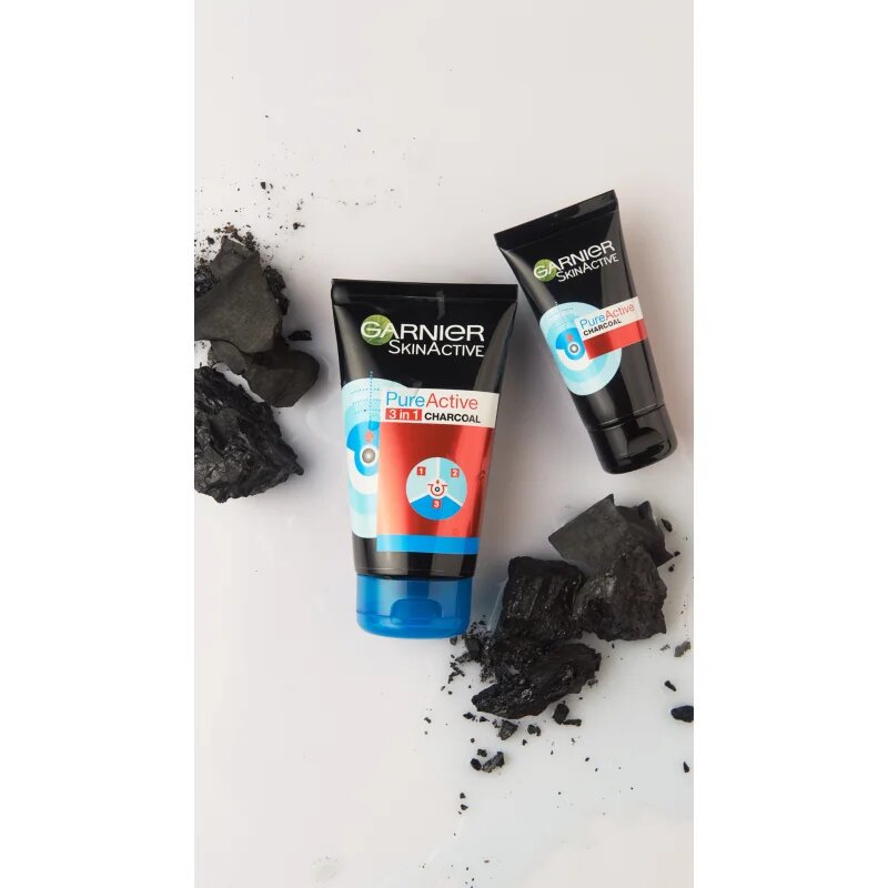 Garnier Pure Active Charcoal slupovací maska proti černým tečkám s aktivním uhlím 50 ml