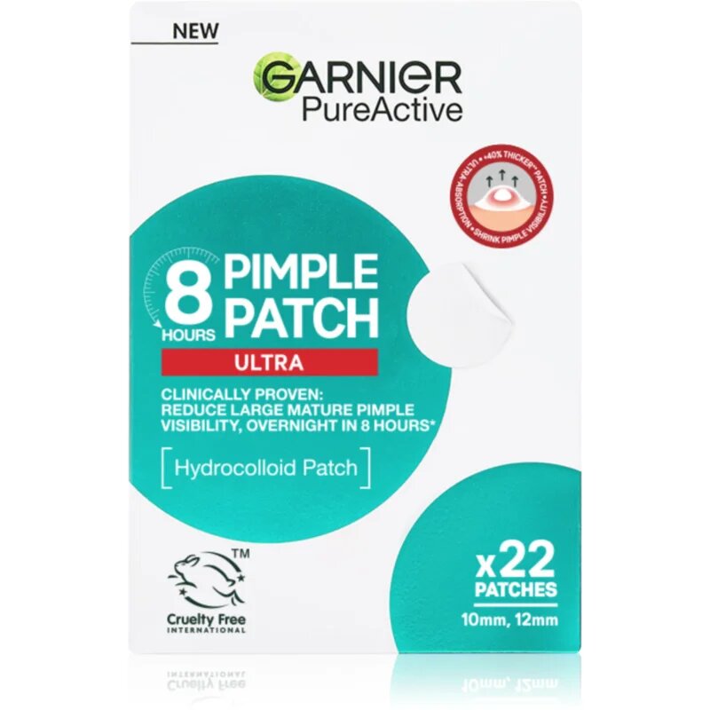 Garnier Pure Active Pimple Patch Ultra náplasti na problematickou pleť proti akné 22 ks