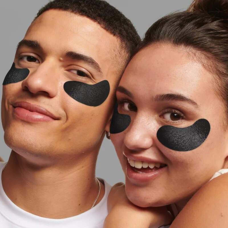 Garnier Textil Masks Charcoal Caffeine maska na oční okolí s aktivním uhlím 5 g
