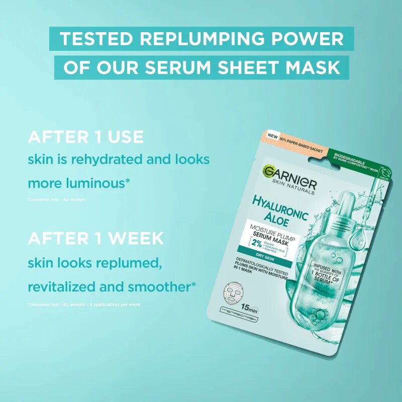 Garnier Textil Masks Party Mix sada plátýnkových masek
