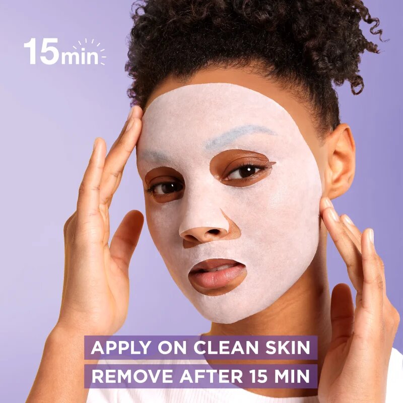 Garnier Textil Masks Pro-Retinol vyhlazující plátýnková maska s retinolem 22 g