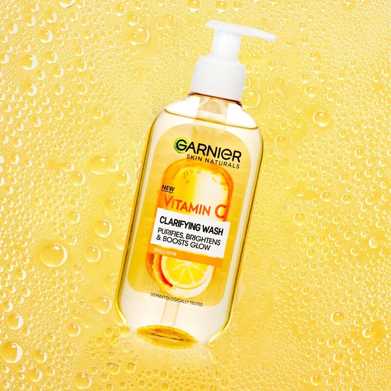 Garnier Vitamin C rozjasňující čisticí gel na obličej 200 ml