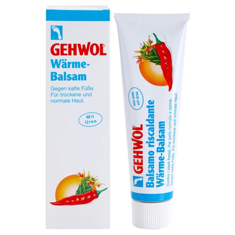 Gehwol Classic hřejivý balzám na nohy s hydratačním účinkem pro normální a suchou pokožku 75 ml